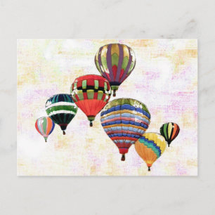 Himmel Ballons ~ Postkarte Modern