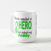 Himmel benötigte ein Held-Vati-Lymphom Kaffeetasse (Vorderseite Links)