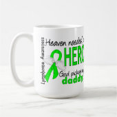 Himmel benötigte ein Held-Vati-Lymphom Kaffeetasse (Links)