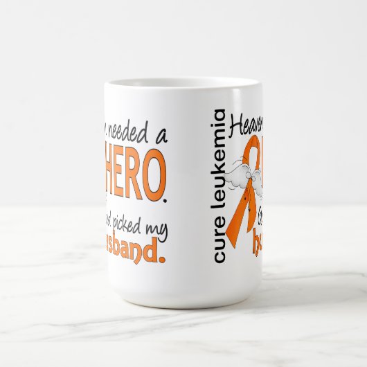 Himmel benötigte eine Held-Ehemann-Leukämie Kaffeetasse (Mittel)