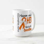 Himmel benötigte eine Held-Ehemann-Leukämie Kaffeetasse (VorderseiteRechts)