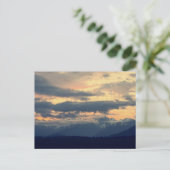 Himmel, Berge und Wolke Postkarte (Stehend Vorderseite)