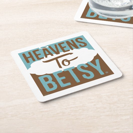 Himmel bis Betsy Rechteckiger Pappuntersetzer (angewinkelt)