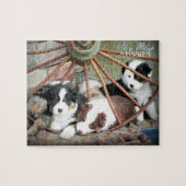 Himmel-Blau-Australier WELPE Puzzlespiel Puzzle (Horizontal)