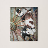 Himmel-Blau-Australier WELPE Puzzlespiel Puzzle (Vertikal)