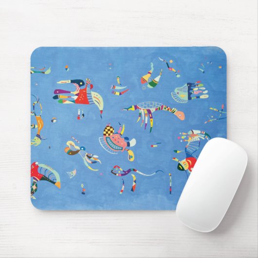 Himmel-Blau durch Wassily Kandinsky Mousepad (Mit Mouse)