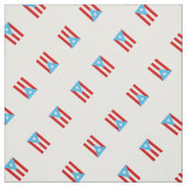 Himmel-Blau: Flagge von Puerto Rico Stoff (Muster)
