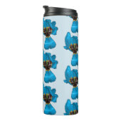 Himmel-Blau-Sharon-Tulpe Thermosbecher (Nach rechts gedreht)