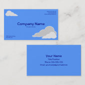Himmel-Blau-Visitenkarte Visitenkarte (Vorne/Hinten)