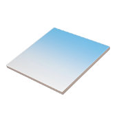Himmel-Blau-Weiß Ombre Fliese (Seite)