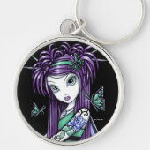 "Himmel-" blauer Schlüsselanhänger (Vorne)