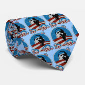 Himmel-Blauobama-Hals-Krawatte Krawatte (Gerollt)