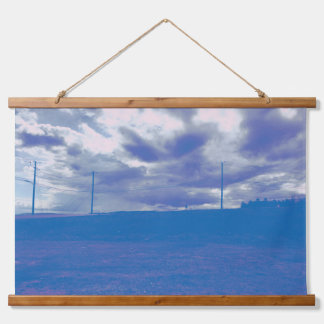 Himmel Colorburn Wandteppich Mit Holzrahmen