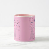 Himmel der Liberty Flames rosa Tasse (Zentrum)