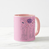 Himmel der Liberty Flames rosa Tasse (VorderseiteRechts)
