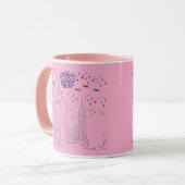 Himmel der Liberty Flames rosa Tasse (Vorderseite Links)