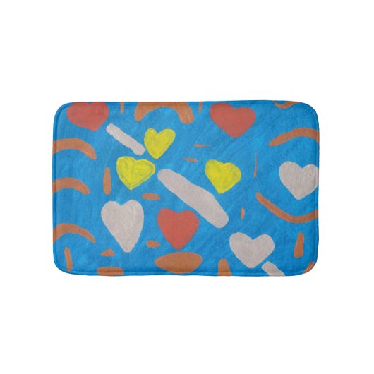 Himmel der Liebe Bath Mat Badematte (Vorderseite)