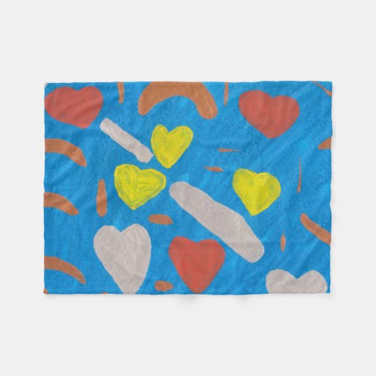 Himmel der Liebe Fleece Blanket (Vorderseite (Horizontal))