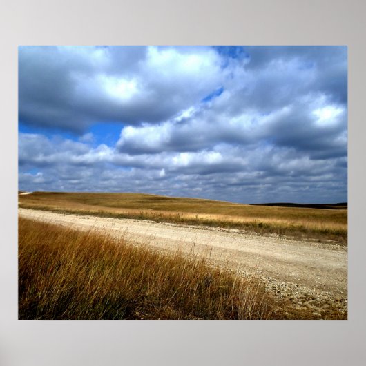 Himmel des Plakats von Flint Hills Poster (Vorne)