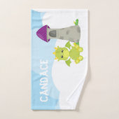 Himmel-Drache-Kindes personalisiert Badhandtuch Set (Handtuch)