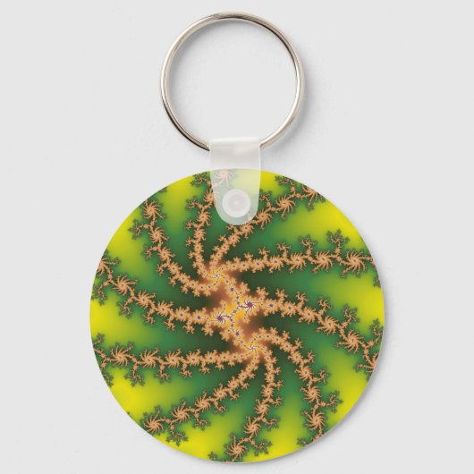 Himmel Drehung - Fraktal Schlüsselanhänger (Vorderseite)