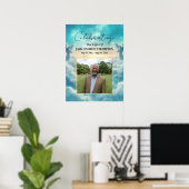 Himmel Engel Lebensfeier Foto Poster (Heimbüro)