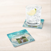 Himmel Engel Lebensfeier Foto  Rechteckiger Pappuntersetzer (Vor Ort)