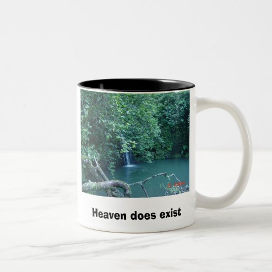 Himmel existiert zweifarbige tasse (Rechts)