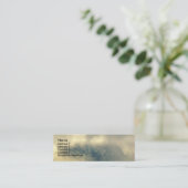 Himmel-Explosions-Wolken-Visitenkarte Mini Visitenkarte (Stehend Vorderseite)