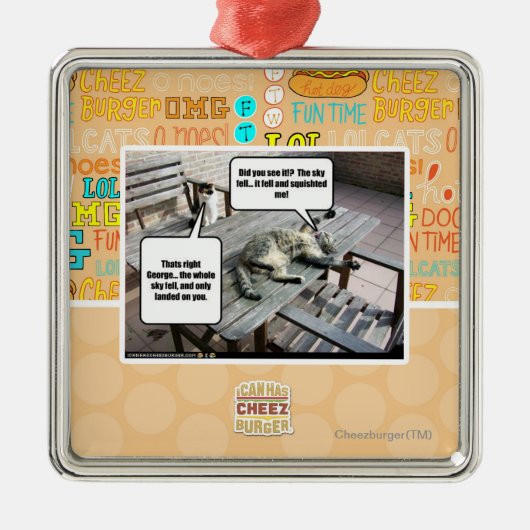 Himmel fällt ornament aus metall (Vorne)