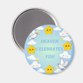 Himmel feiert Sie Christlich Magnet (Vorderseite/Rückseite)