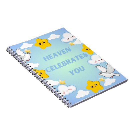 Himmel feiert Sie Christlich Notizblock (Rechte Seite)