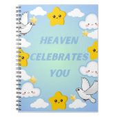 Himmel feiert Sie Christlich Notizblock (Vorderseite)