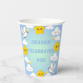 Himmel feiert Sie Christlich Pappbecher