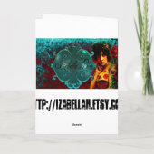 Himmel Feiertagskarte (Rückseite)