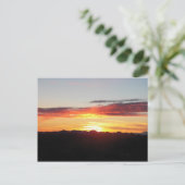 Himmel Foto auf Wanderung Postkarte (Stehend Vorderseite)