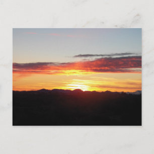 Himmel Foto auf Wanderung Postkarte