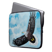 Himmel für Adler Laptopschutzhülle (Vorderseite Links)