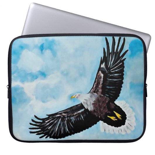 Himmel für Adler Laptopschutzhülle (Vorderseite)