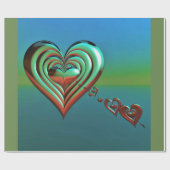 Himmel Geschenkpapier (Flach)