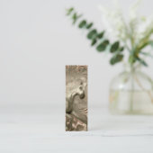 Himmel gesendet mini visitenkarte (Stehend Vorderseite)