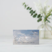 Himmel gesendet - Visitenkarteschablone Visitenkarte (Stehend Vorderseite)