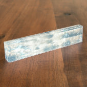 Himmel-Glitzern Namensplakette (Seite)