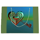 Himmel Große Geschenktüte (Vorderseite)