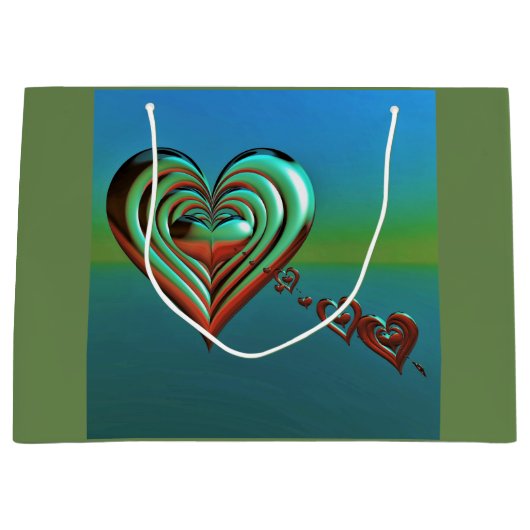 Himmel Große Geschenktüte (Vorderseite)