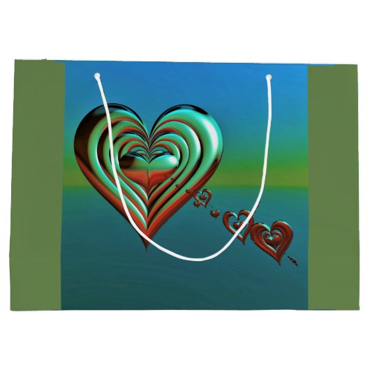 Himmel Große Geschenktüte (Rückseite)