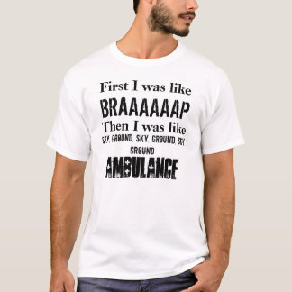 Himmel-Grundkrankenwagen T-Shirt