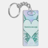 Himmel hat einen neuen Engel Schlüsselanhänger (Vorderseite links)