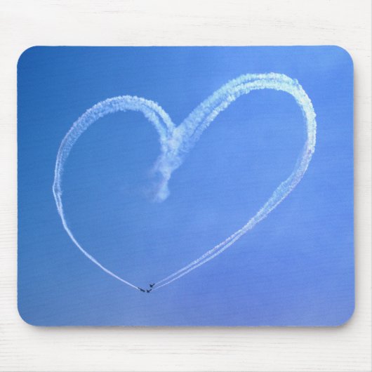 Himmel-Herz Mousepad (Vorne)