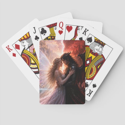 Himmel Hölle Liebe Spielkarten (Rückseite)